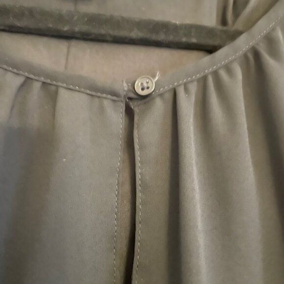 J.Crew Factory Black Ruffle Sleeve Mini Dress, Size Medium - Picture 3 of 7